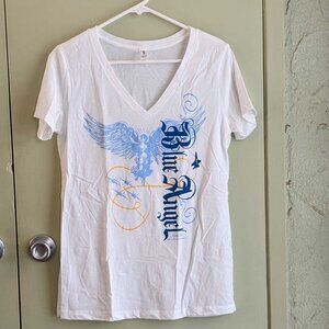 Womens V-neck Tshirt, size XL, Blue Angels artwork by GavinArts